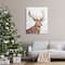 Stupell Industries Winter Deer Mountain Snowfall Canvas Wall Art